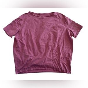 lululemon athletica cotton purple Short Sleeve Tee